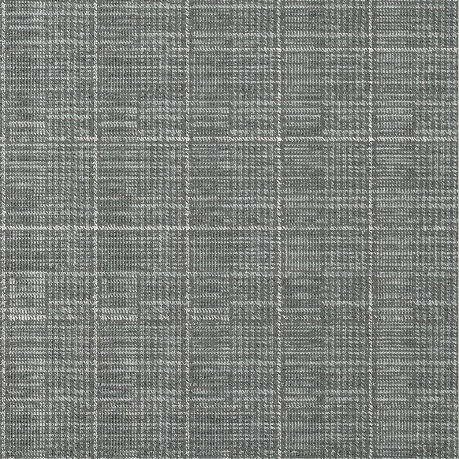 Grassmarket Check fabric in grey color - pattern number T10200 - by Thibaut in the Colony collection
