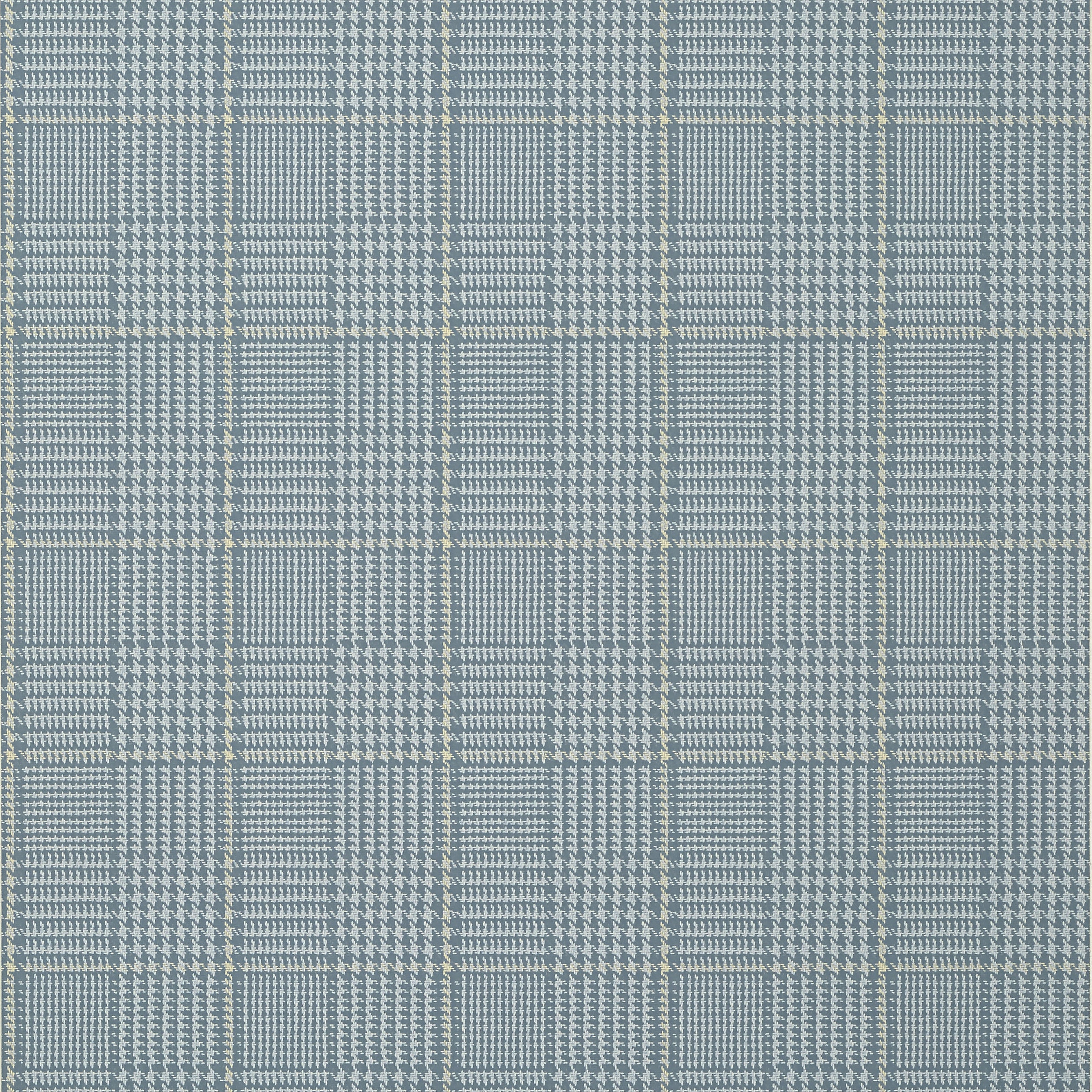 Grassmarket Check wallpaper in slate blue color - pattern number T10203 - by Thibaut in the Colony collection