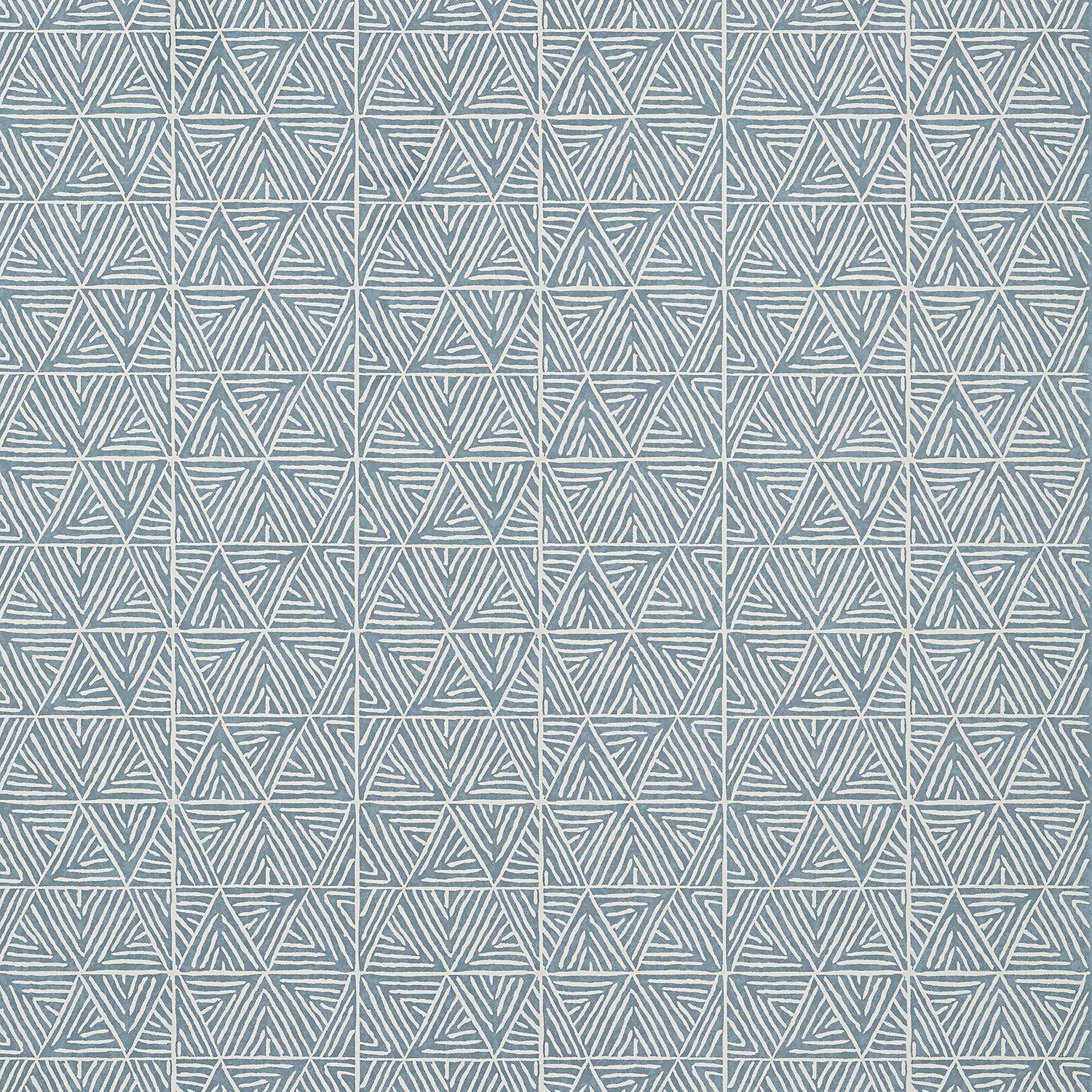 Mombasa wallpaper in slate blue color - pattern number T10207 - by Thibaut in the Colony collection