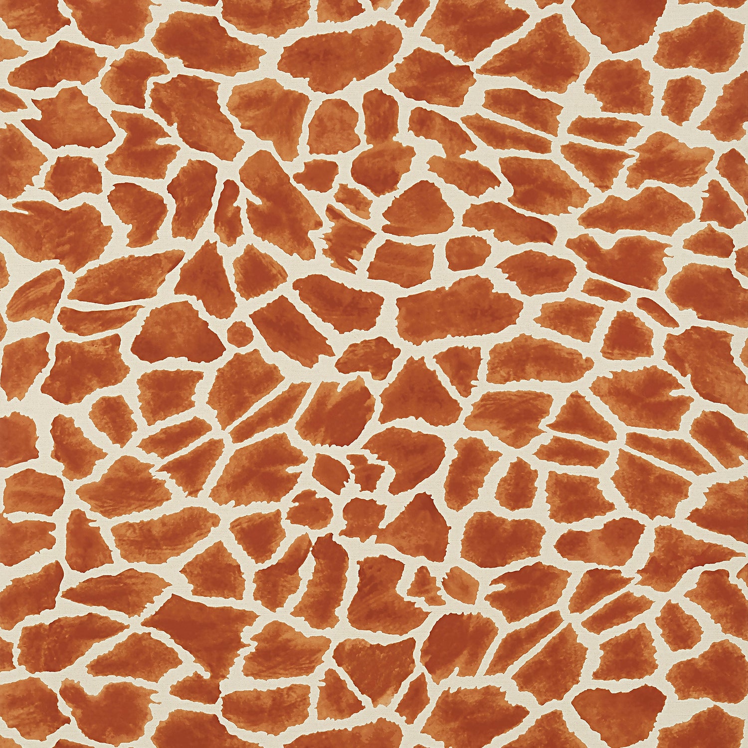 Makena wallpaper in cinnamon color - pattern number T10221 - by Thibaut in the Colony collection