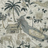 Tiger Reserve fabric in grey color - pattern number T10232 - by Thibaut in the Colony collection