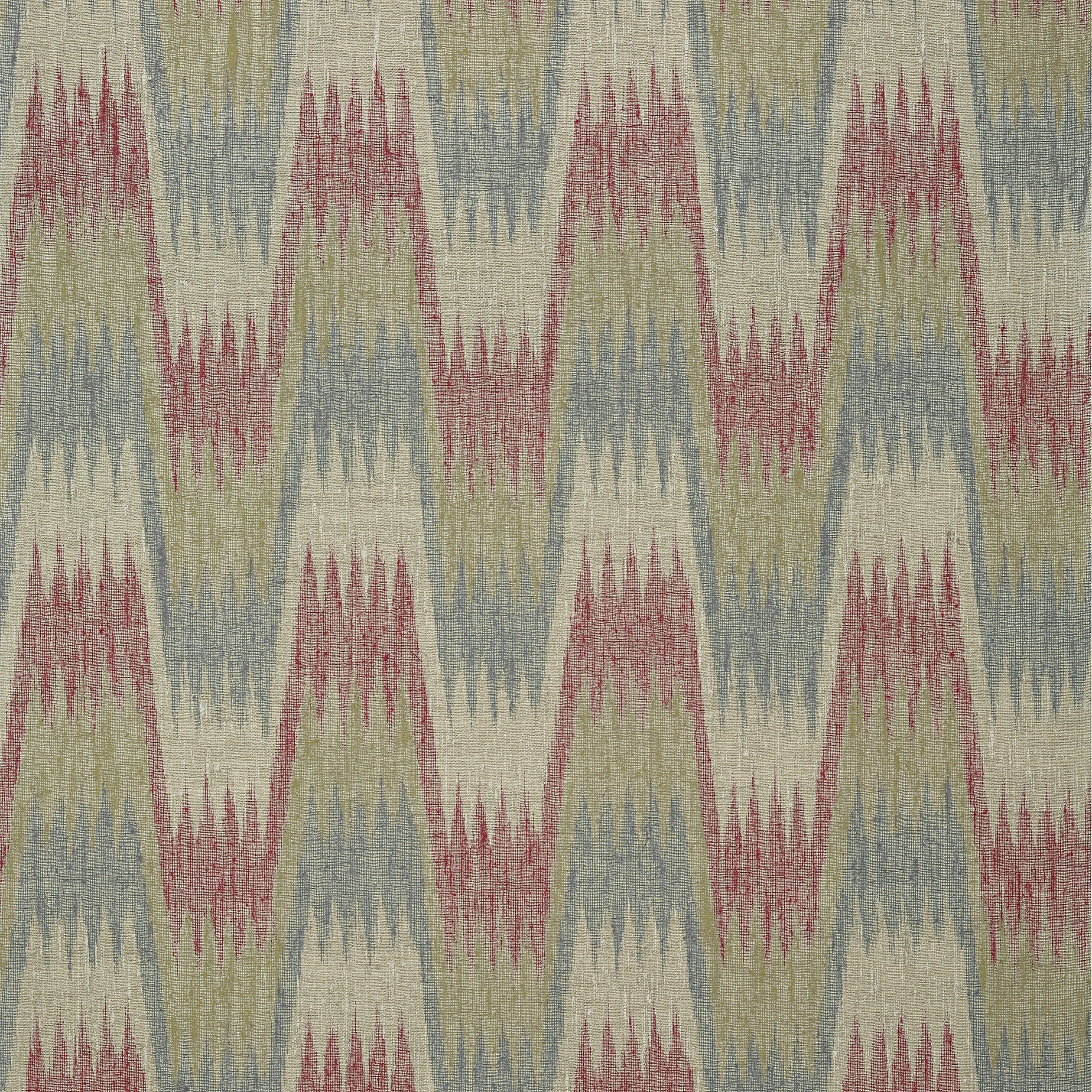 Stockholm Chevron wallpaper in red and grey color - pattern number T10243 - by Thibaut in the Colony collection