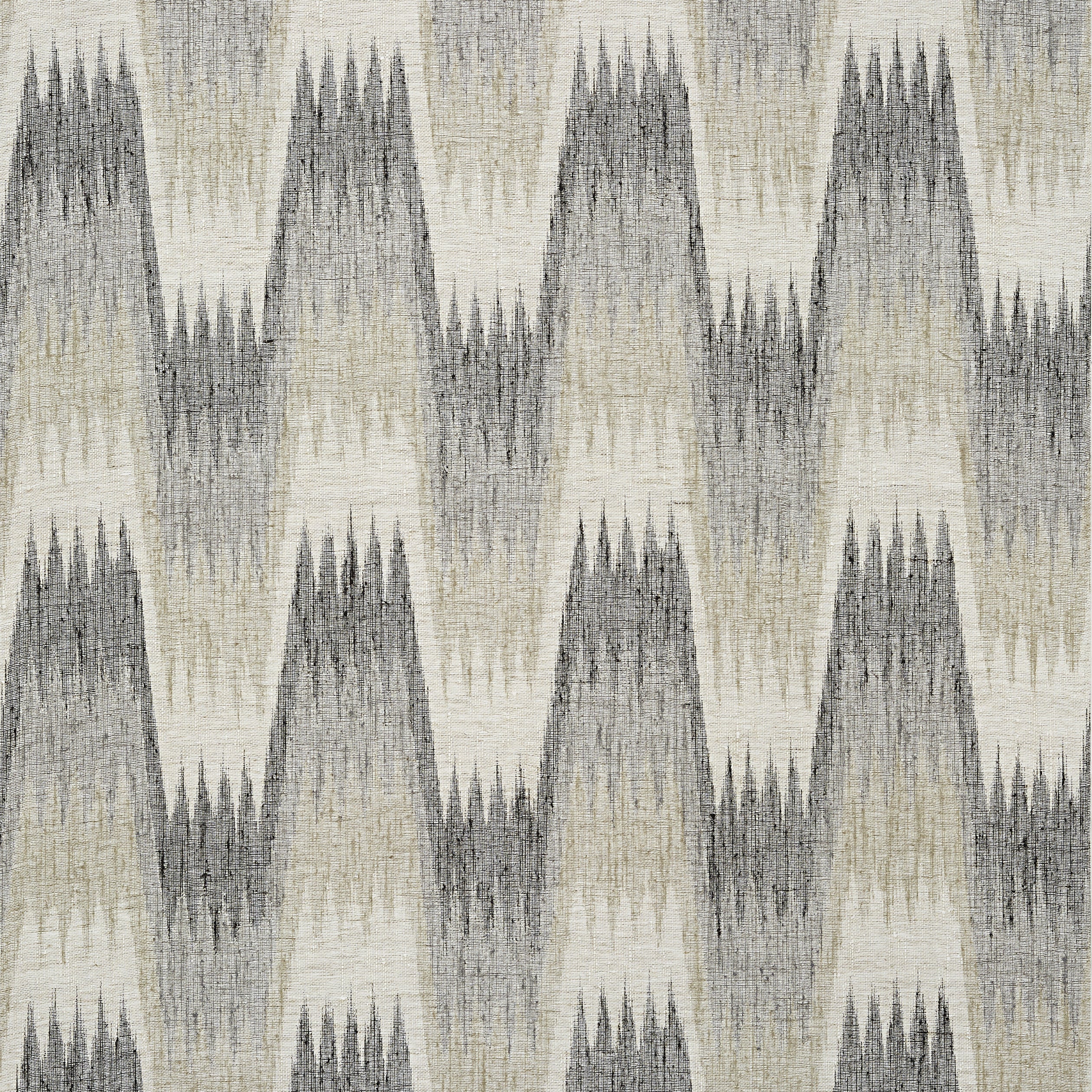 Stockholm Chevron wallpaper in black and grey color - pattern number T10244 - by Thibaut in the Colony collection
