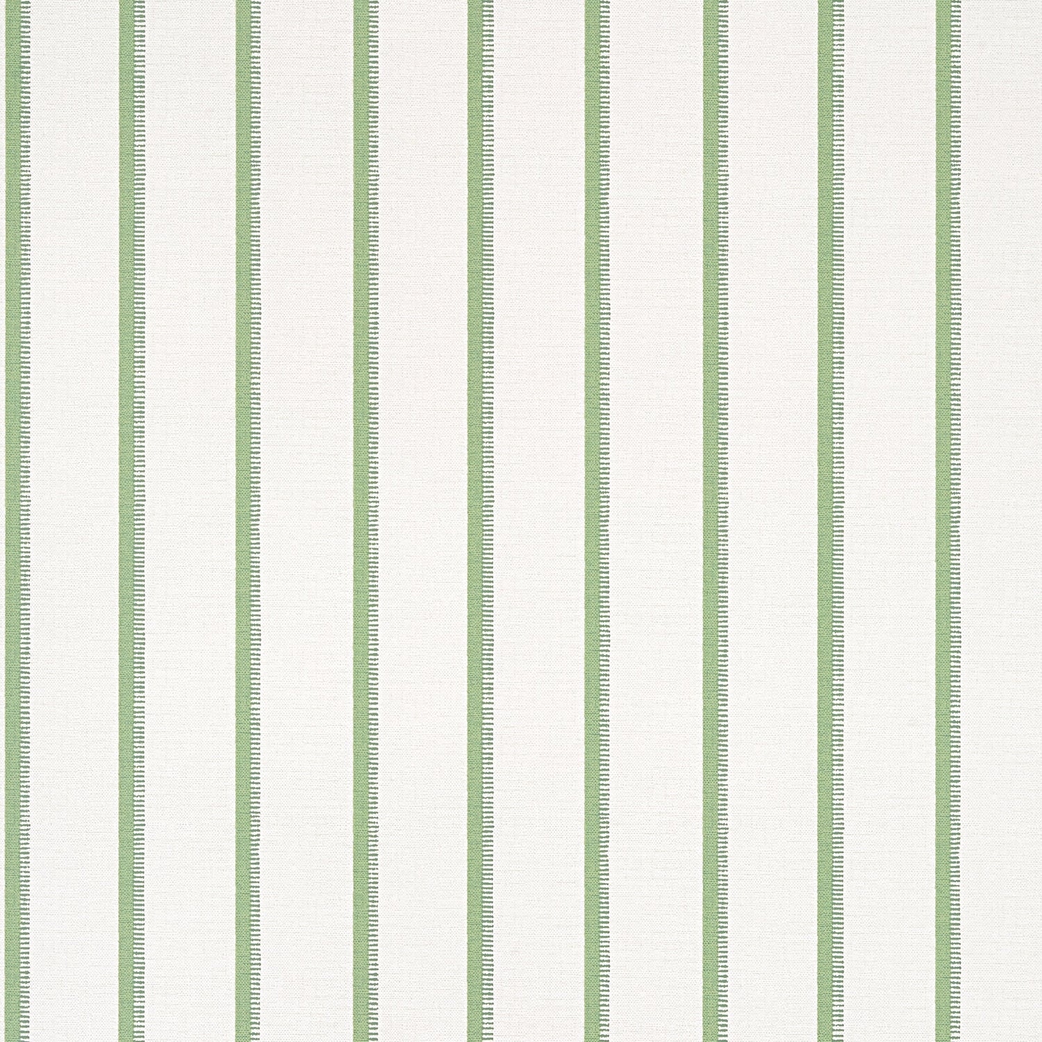 Notch Stripe fabric in green color - pattern number T10260 - by Thibaut in the Colony collection