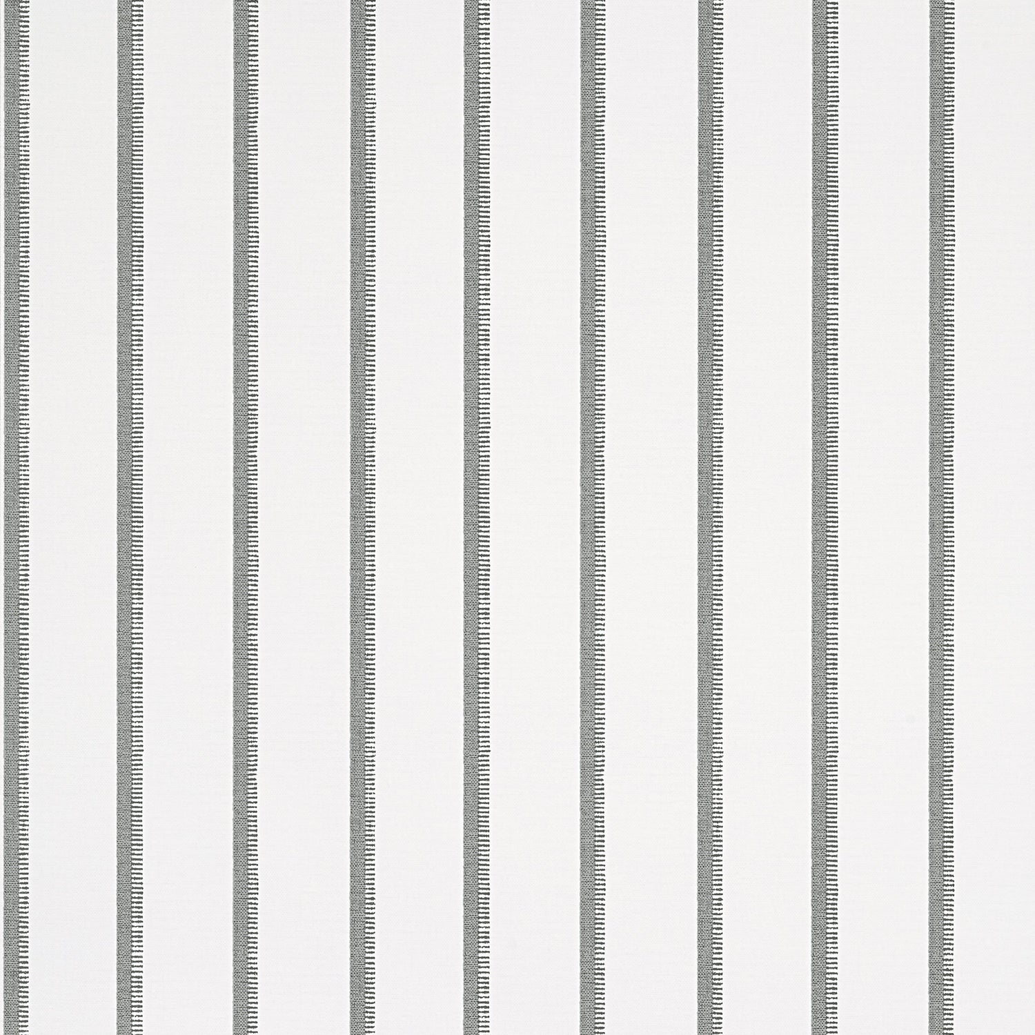 Notch Stripe fabric in grey color - pattern number T10263 - by Thibaut in the Colony collection
