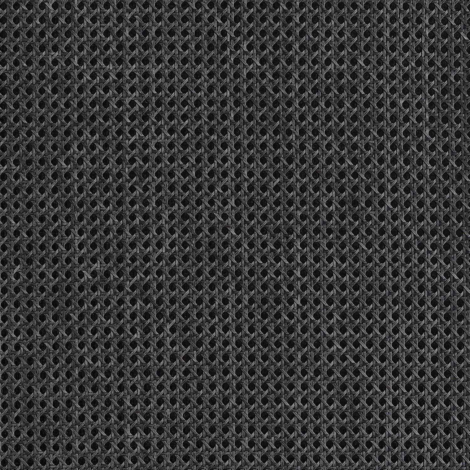Paper Rattan Wallpaper in black color - pattern number T10394 - by Thibaut in the Grasscloth Resource Volume 7 collection