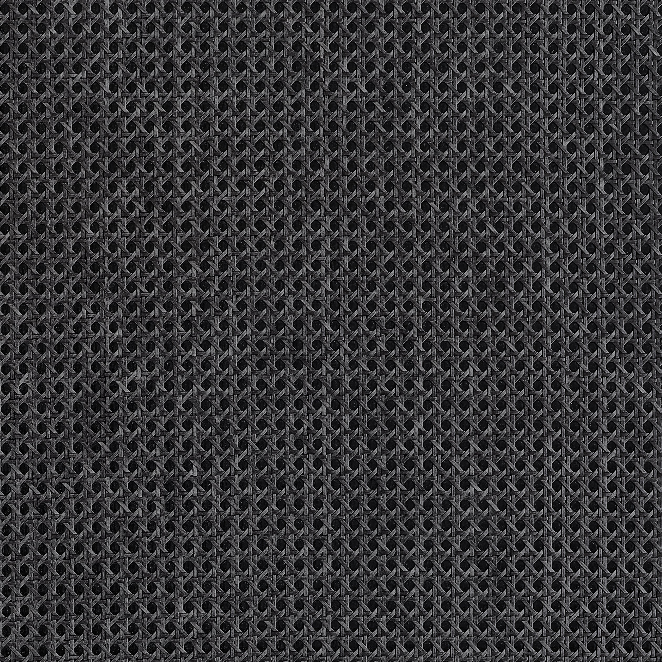 Paper Rattan Wallpaper in black color - pattern number T10394 - by Thibaut in the Grasscloth Resource Volume 7 collection