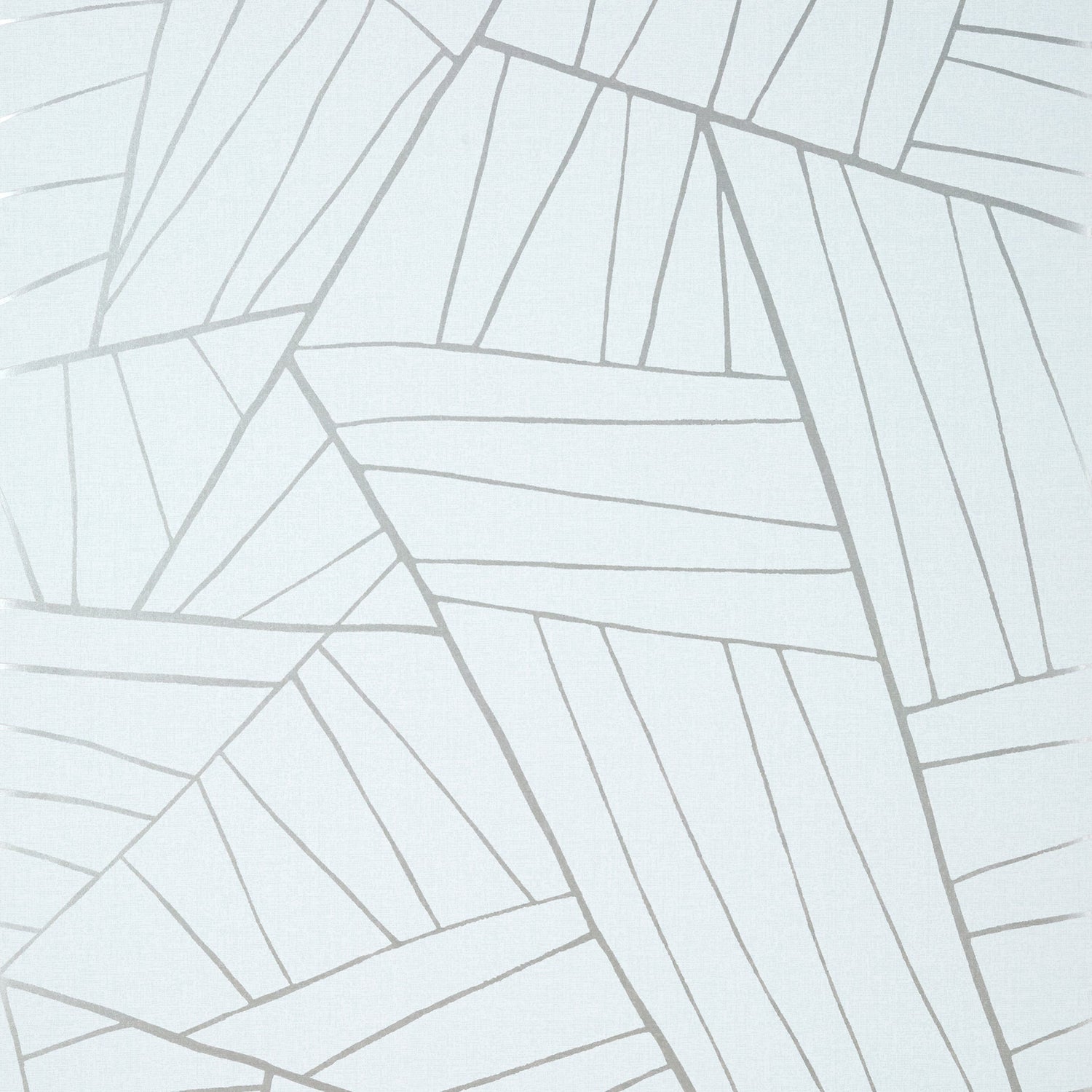 Jordan wallpaper in metallic silver on soft blue color - pattern number T10439 - by Thibaut in the Modern Resource Volume 2 collection