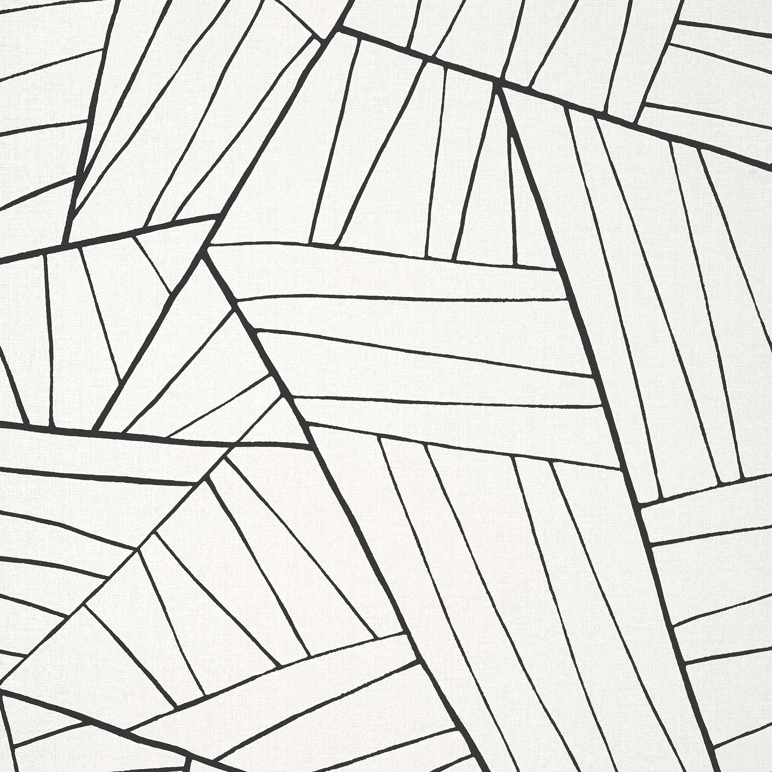 Jordan wallpaper in black on white color - pattern number T10444 - by Thibaut in the Modern Resource Volume 2 collection