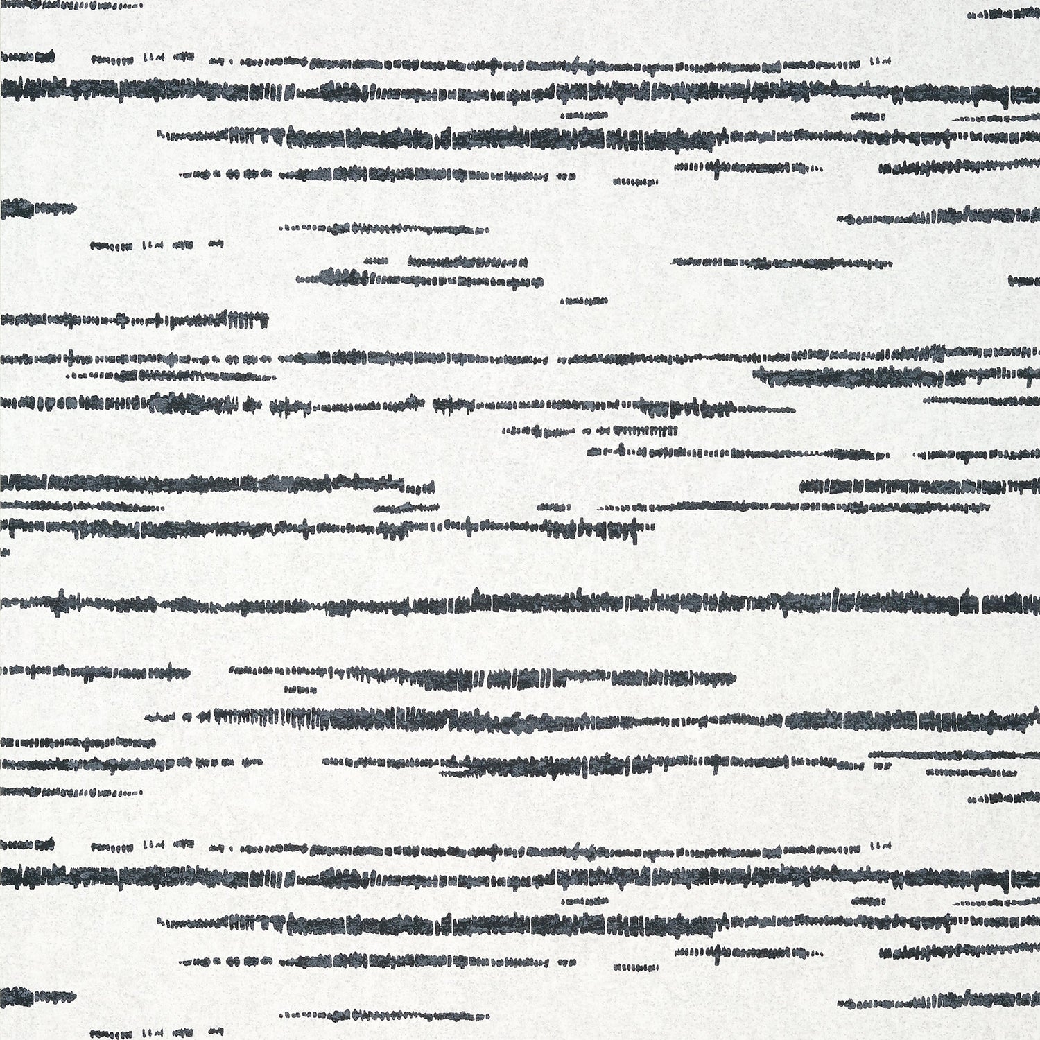 Echo wallpaper in black on white color - pattern number T10456 - by Thibaut in the Modern Resource Volume 2 collection