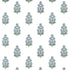 Audrey wallpaper in blue color - pattern number T10521 - by Thibaut in the Boxwood collection
