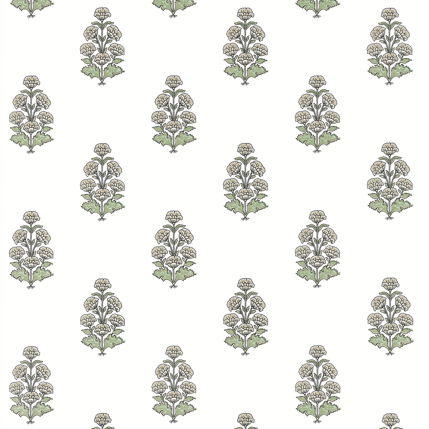 Audrey wallpaper in beige color - pattern number T10522 - by Thibaut in the Boxwood collection