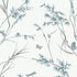 Virginia wallpaper in cream and aqua color - pattern number T10529 - by Thibaut in the Boxwood collection