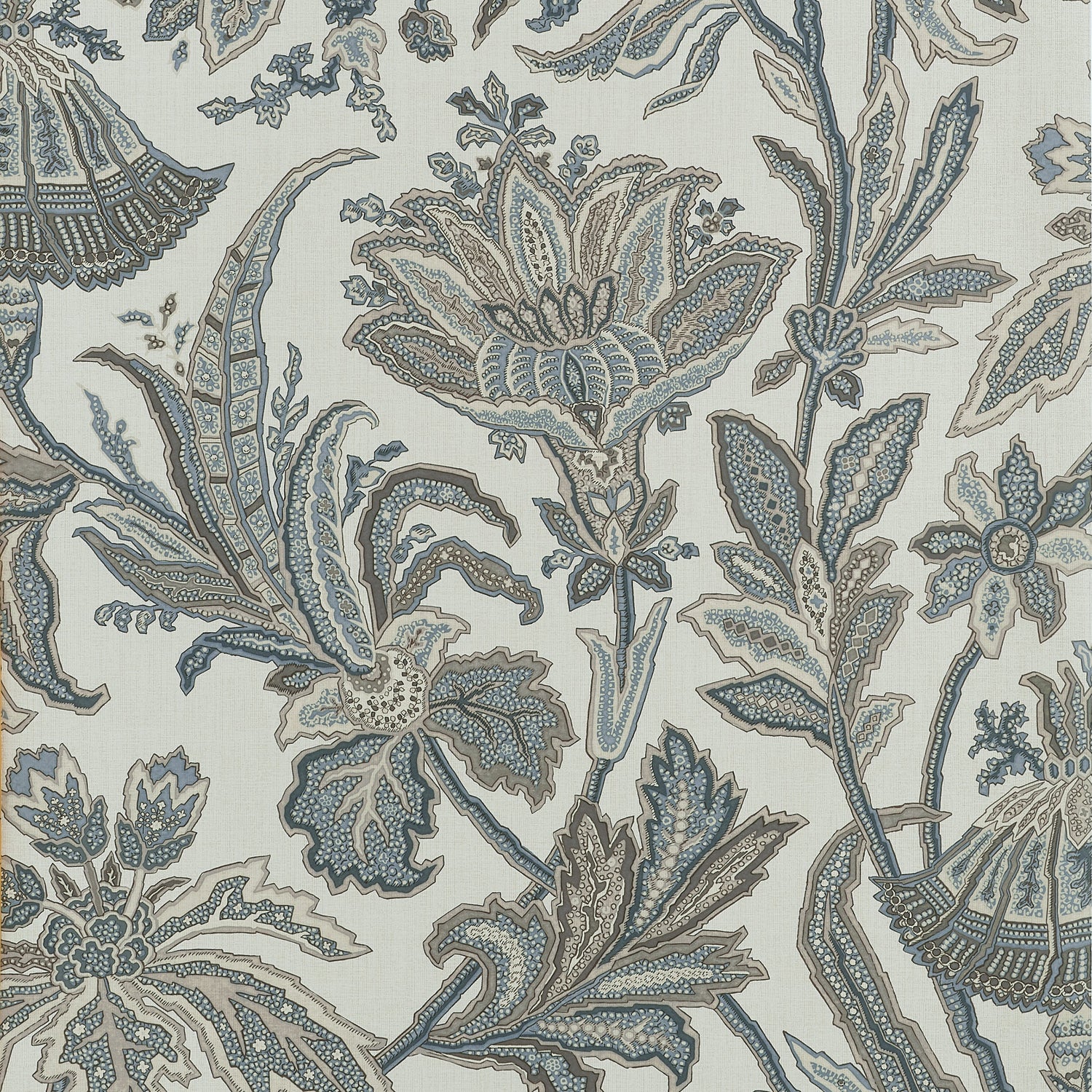 Breckenridge wallpaper in grey and beige color - pattern number T10543 - by Thibaut in the Boxwood collection