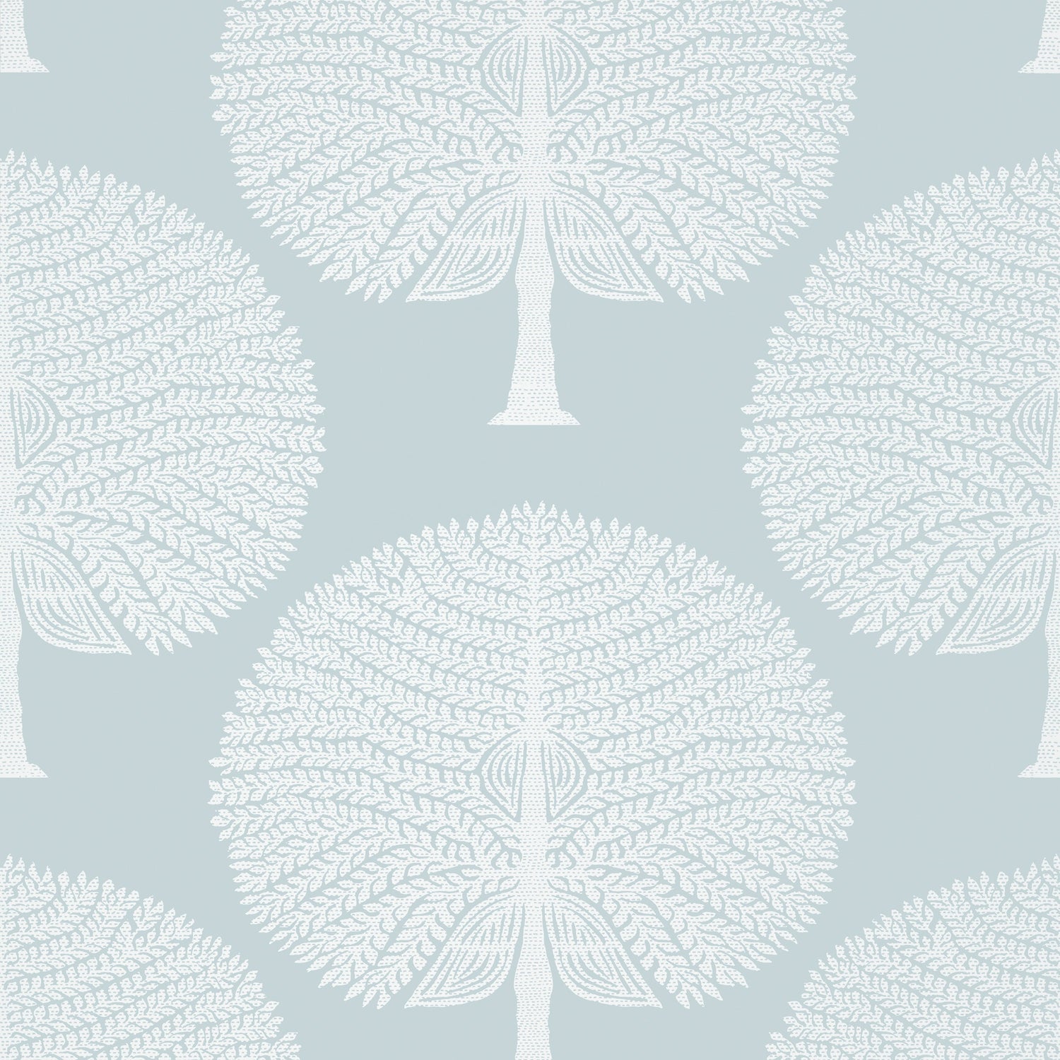 Mulberry Tree fabric in spa blue color - pattern number T10600 - by Thibaut in the Ceylon collection