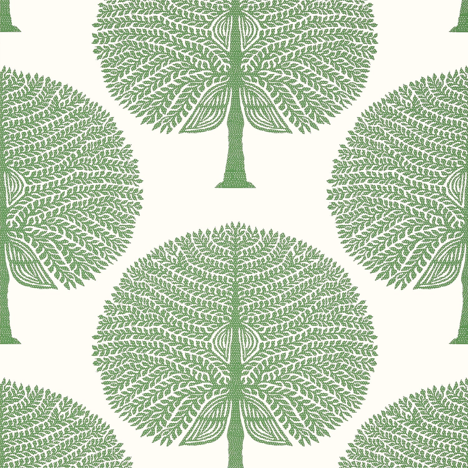 Mulberry Tree fabric in green color - pattern number T10604 - by Thibaut in the Ceylon collection