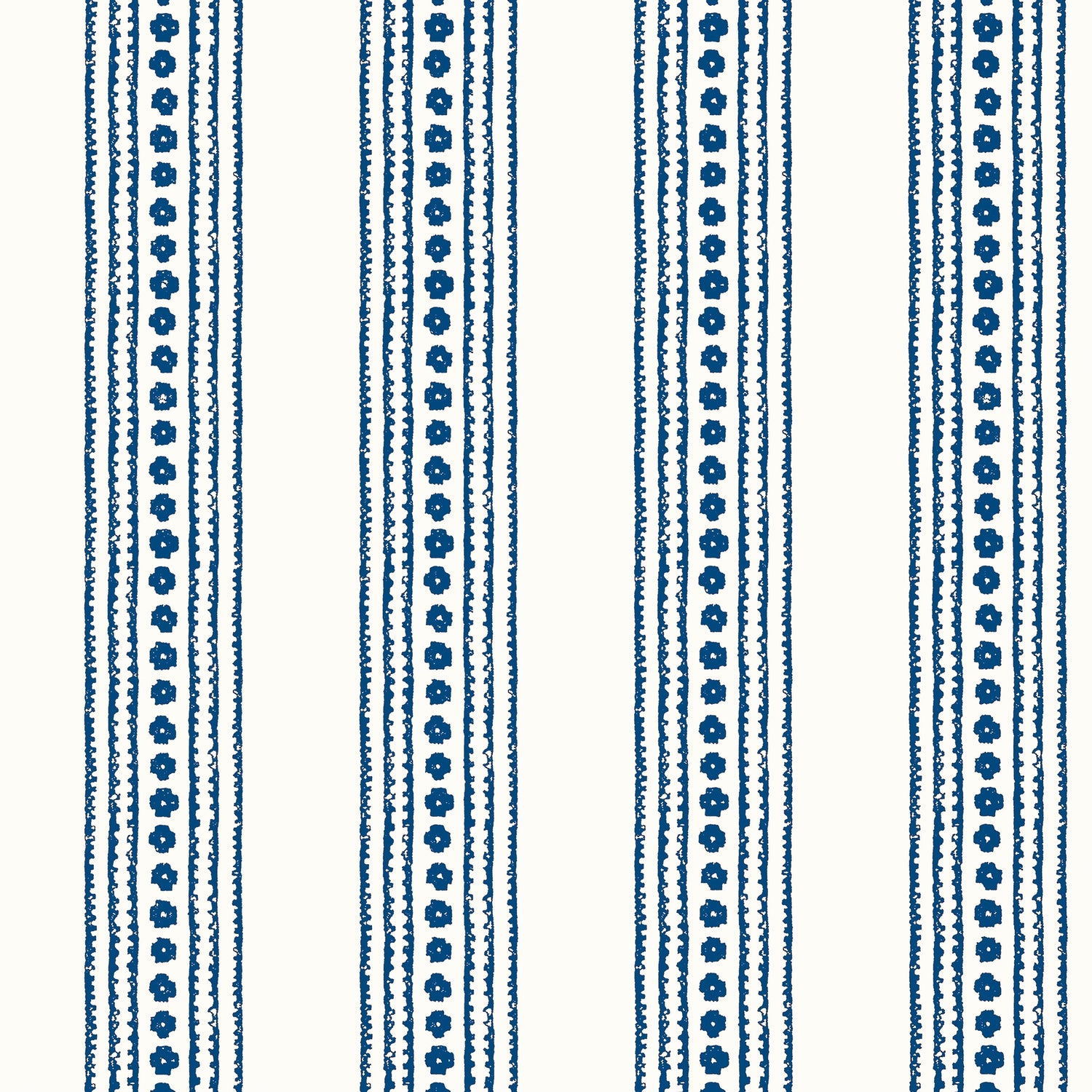 New Haven Stripe fabric in navy color - pattern number T10608 - by Thibaut in the Ceylon collection