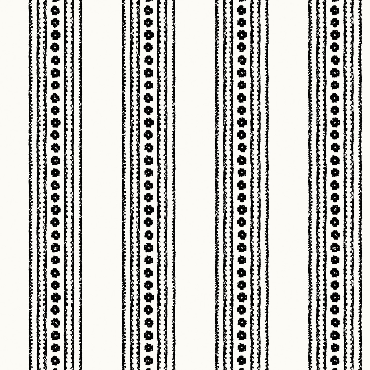 New Haven Stripe fabric in black color - pattern number T10611 - by Thibaut in the Ceylon collection