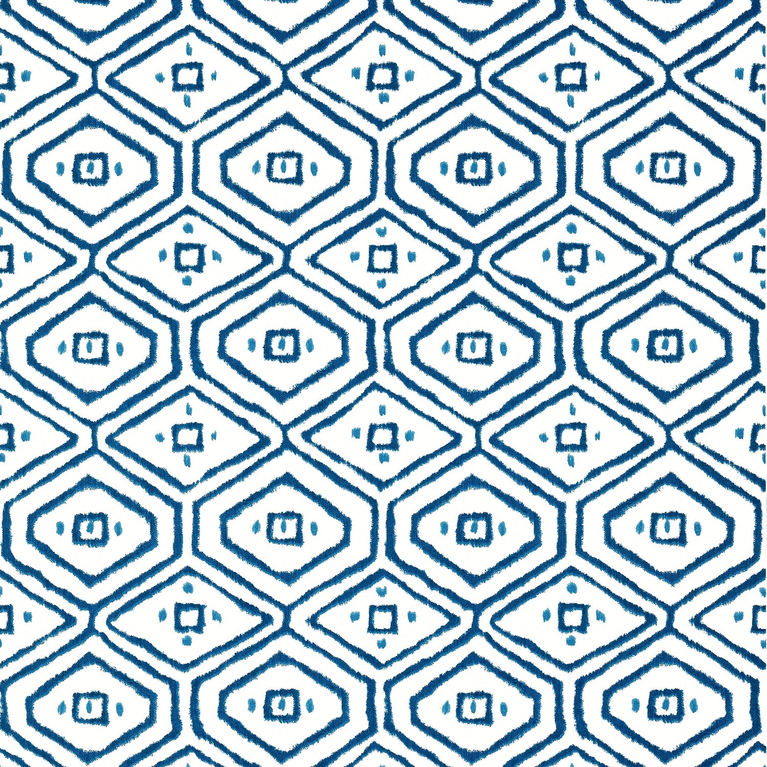Pass A Grille fabric in navy color - pattern number T10617 - by Thibaut in the Ceylon collection