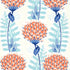Tiverton wallpaper in coral color - pattern number T10649 - by Thibaut in the Ceylon collection