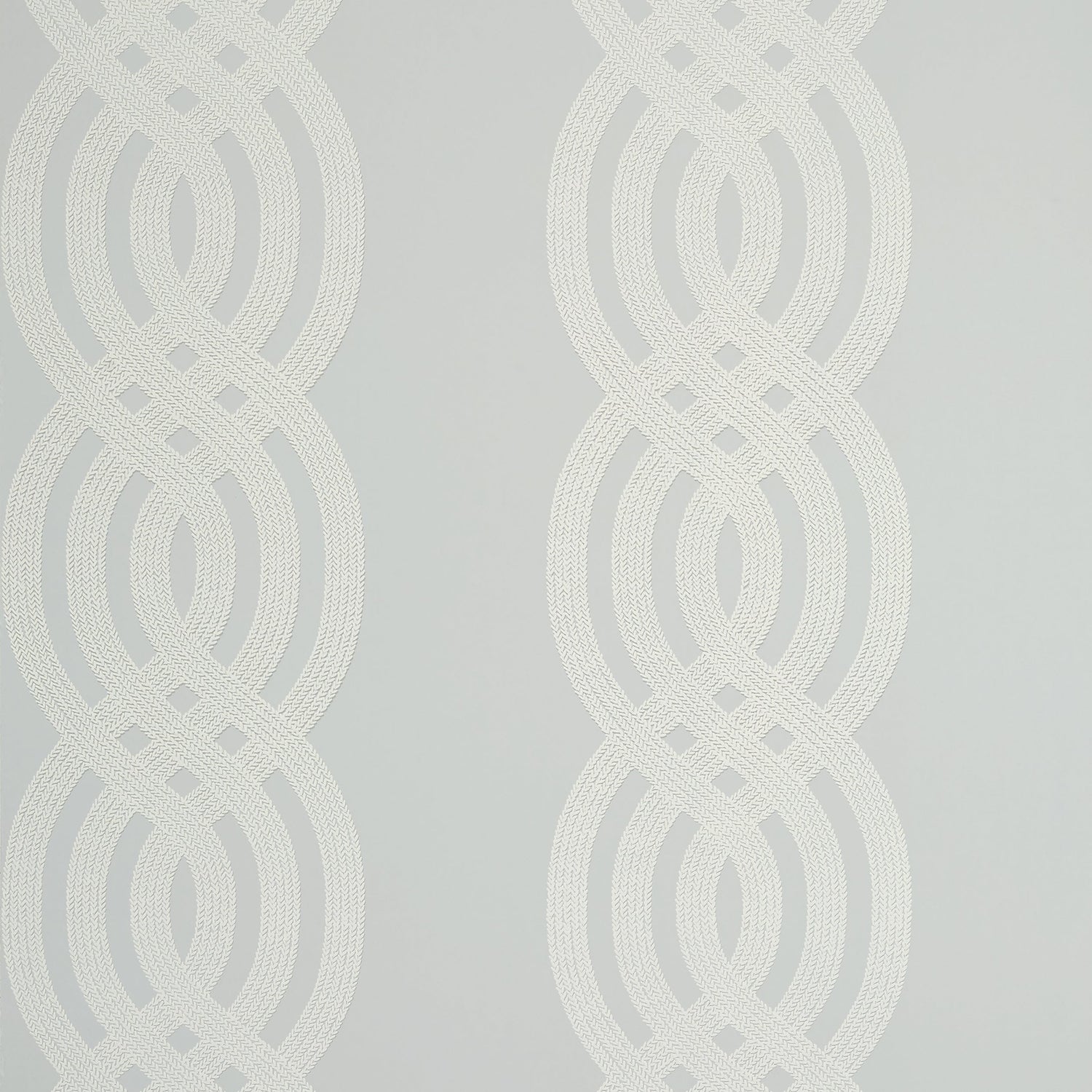 Braid fabric in grey color - pattern number T10803 - by Thibaut in the Heritage by Thibaut collection