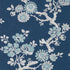 Claudette fabric in navy color - pattern number T10813 - by Thibaut in the Heritage by Thibaut collection