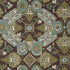 Persian Carpet fabric in brown color - pattern number T10826 - by Thibaut in the Heritage by Thibaut collection