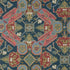 Persian Carpet fabric in navy color - pattern number T10829 - by Thibaut in the Heritage by Thibaut collection