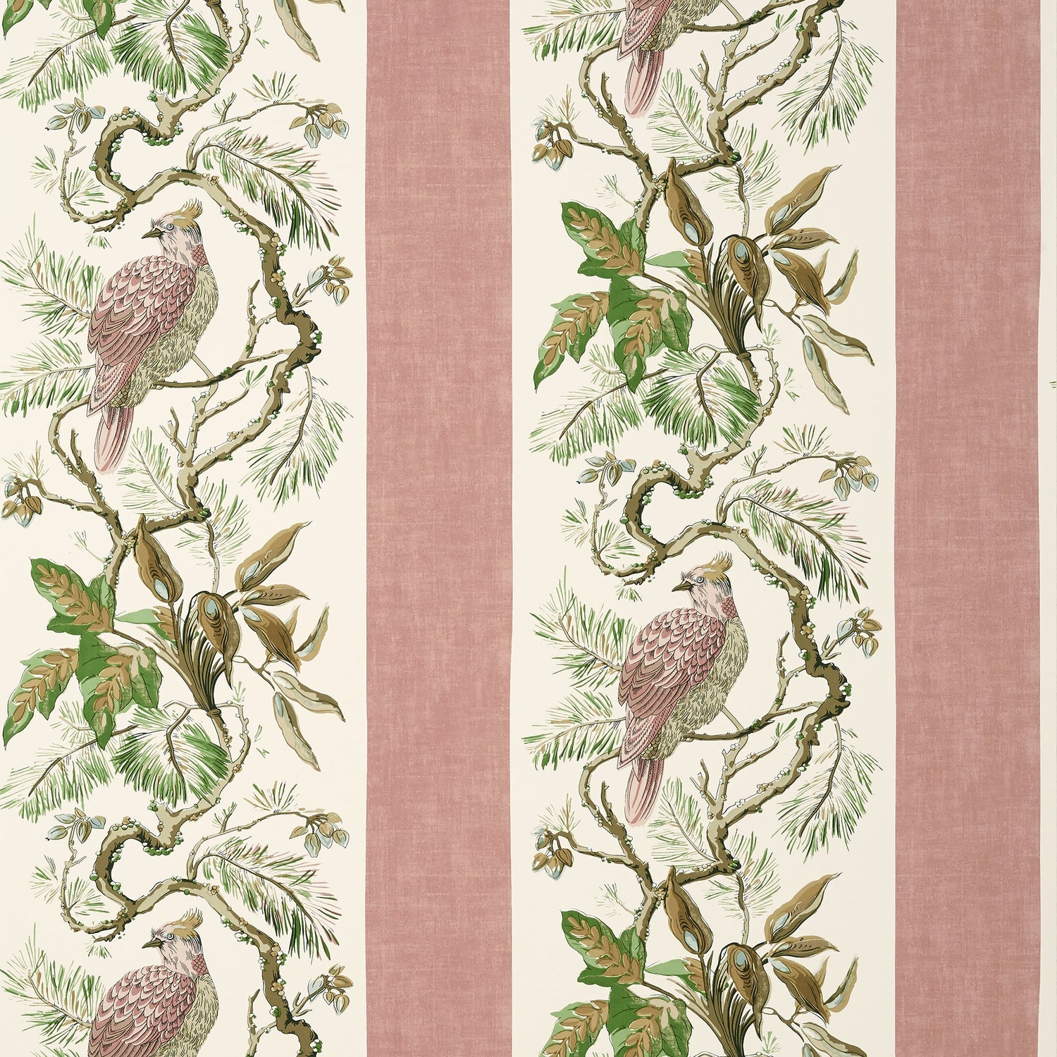 Williamson wallpaper in blush color - pattern number T10859 - by Thibaut in the Heritage by Thibaut collection