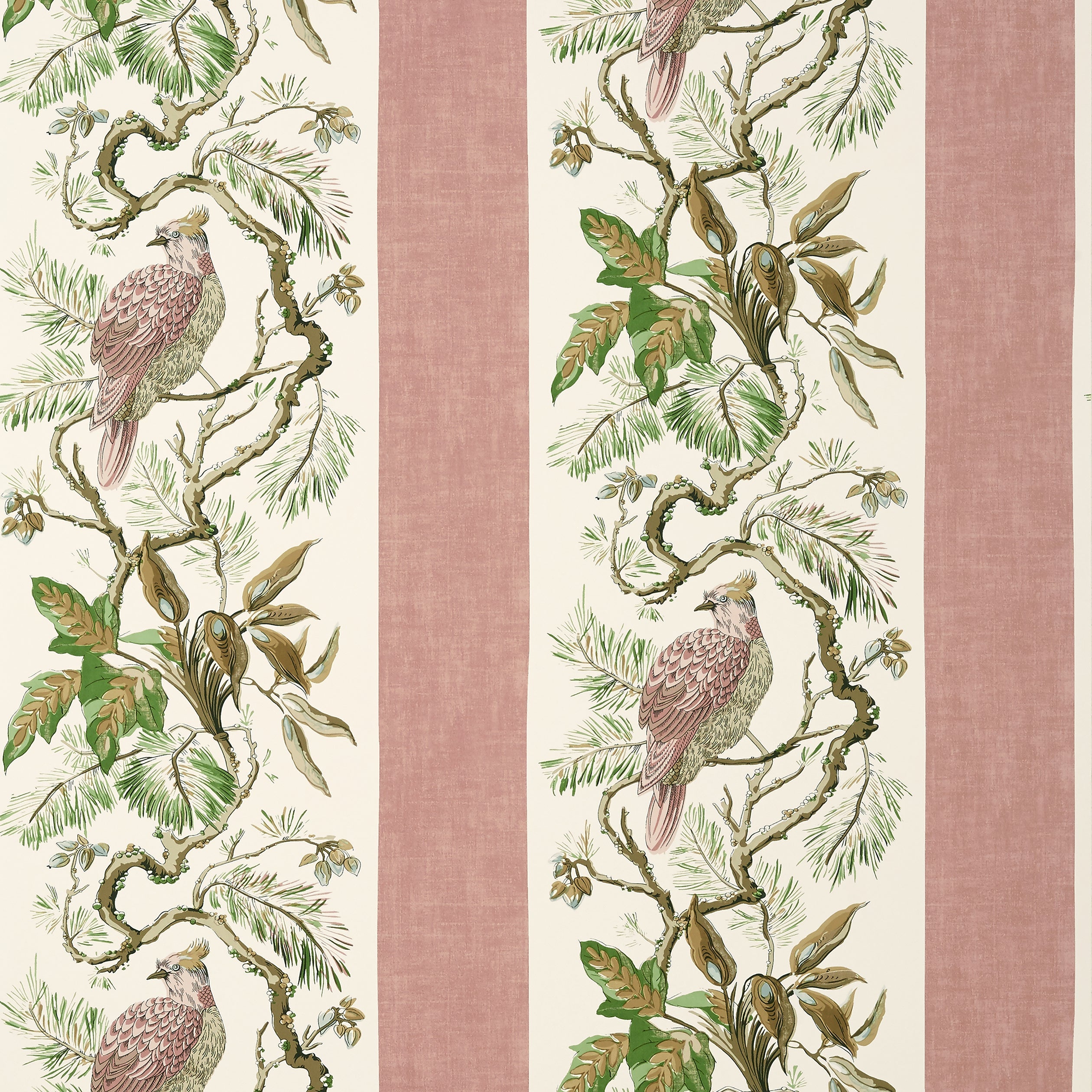 Williamson wallpaper in blush color - pattern number T10859 - by Thibaut in the Heritage by Thibaut collection