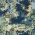 Lincoln Toile fabric in navy and teal color - pattern number T10867 - by Thibaut in the Heritage by Thibaut collection