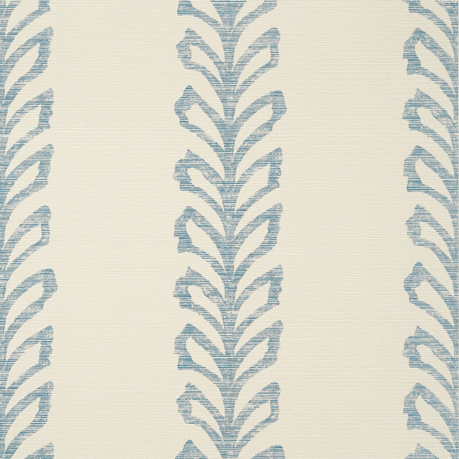 Evia wallpaper in blue and off white color - pattern number T10900 - by Thibaut in the Texture Resource Volume 7 collection