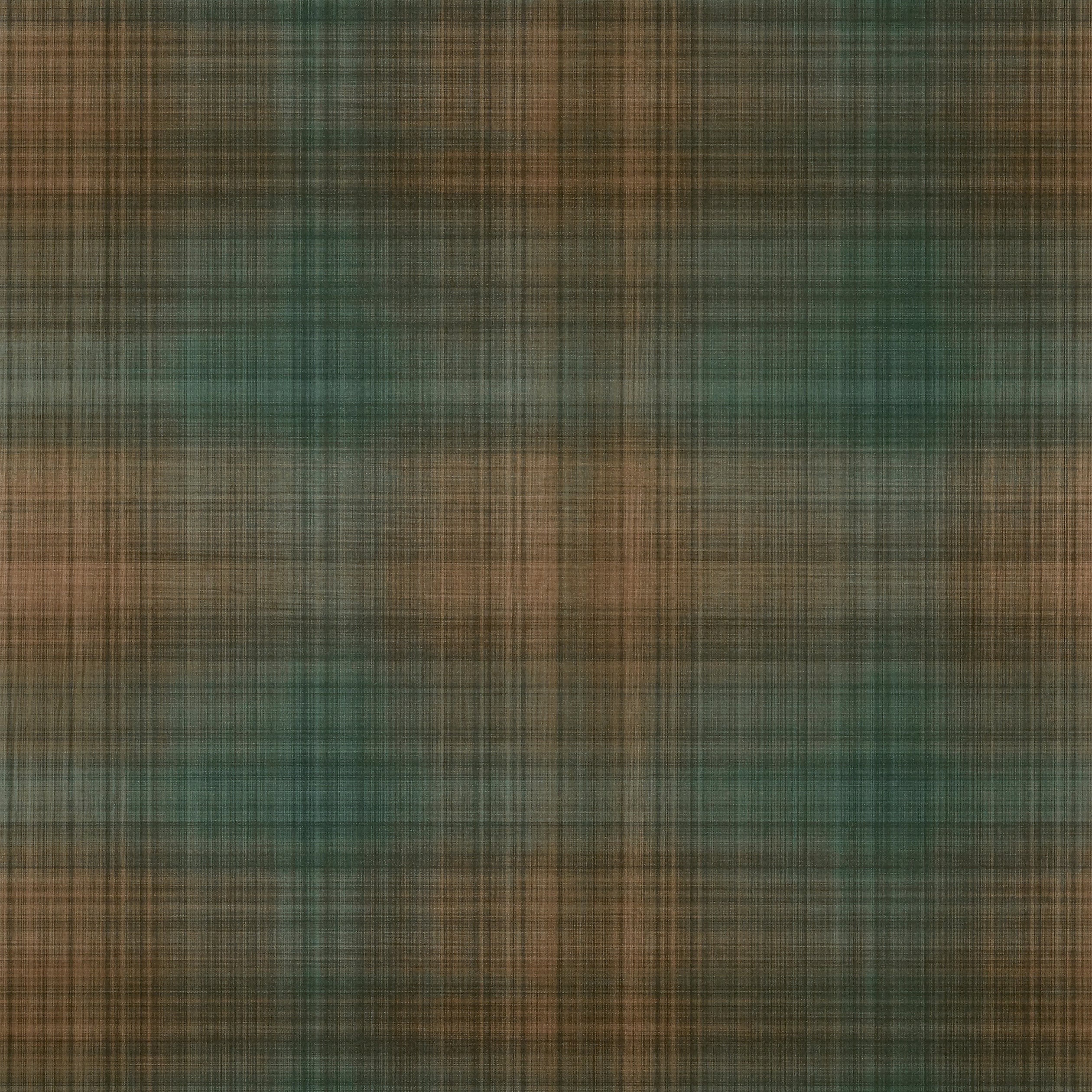 Inverness wallpaper in teal and clay color - pattern number T10976 - by Thibaut in the Texture Resource Volume 7 collection