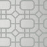 Portier Flock wallpaper in grey on silver color - pattern number T11001 - by Thibaut in the Geometric Resource Volume 2 collection