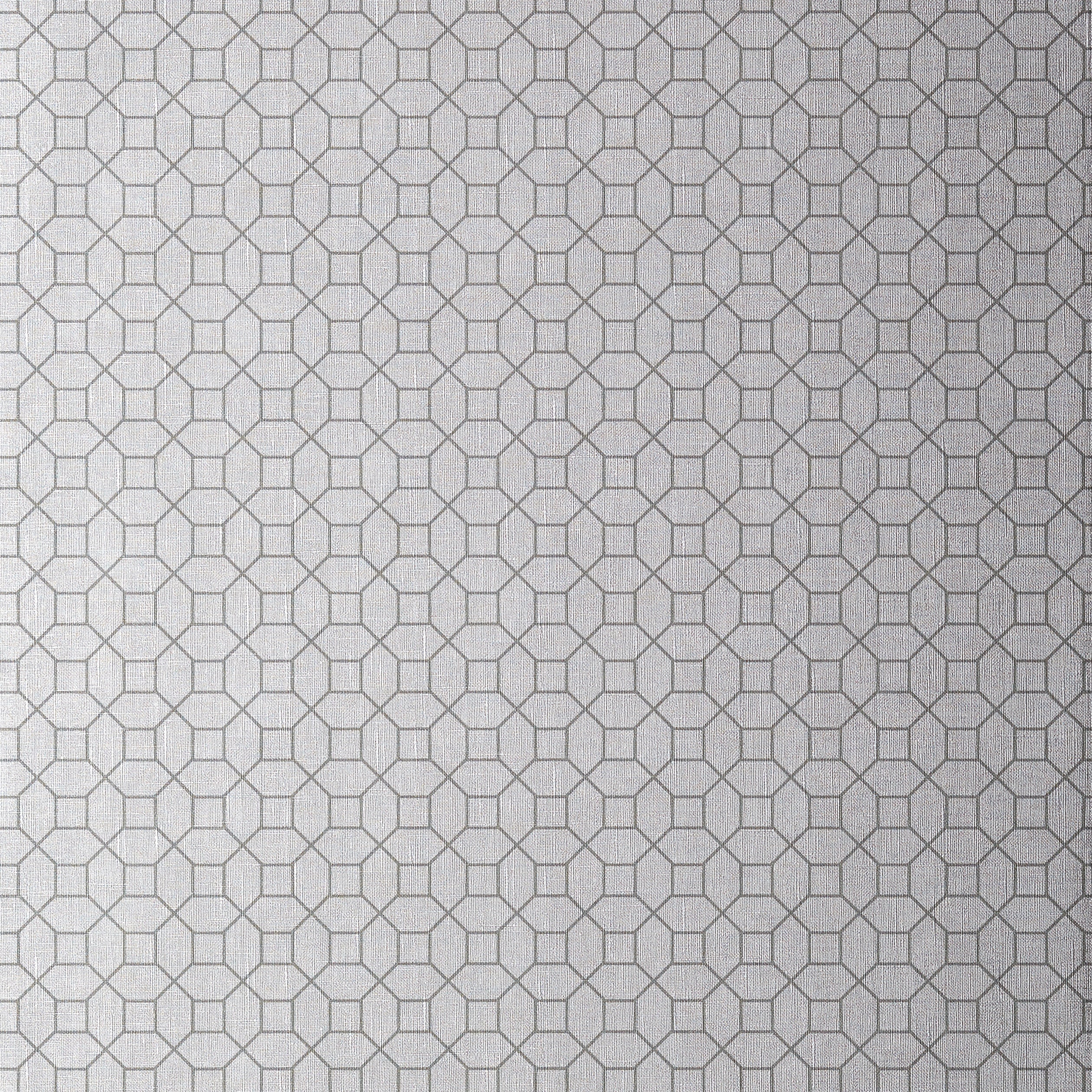 Farris wallpaper in grey on silver color - pattern number T11024 - by Thibaut in the Geometric Resource Volume 2 collection