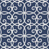 Kendall wallpaper in navy color - pattern number T11070 - by Thibaut in the Geometric Resource Volume 2 collection