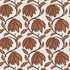 Desert Flower fabric in ochre color - pattern number T12006 - by Thibaut in the Vista collection