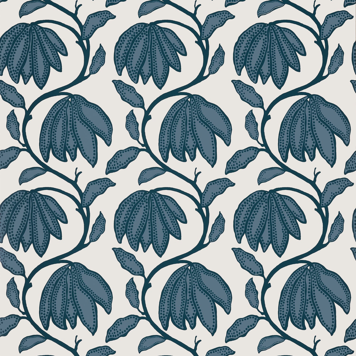 Desert Flower fabric in mineral color - pattern number T12007 - by Thibaut in the Vista collection