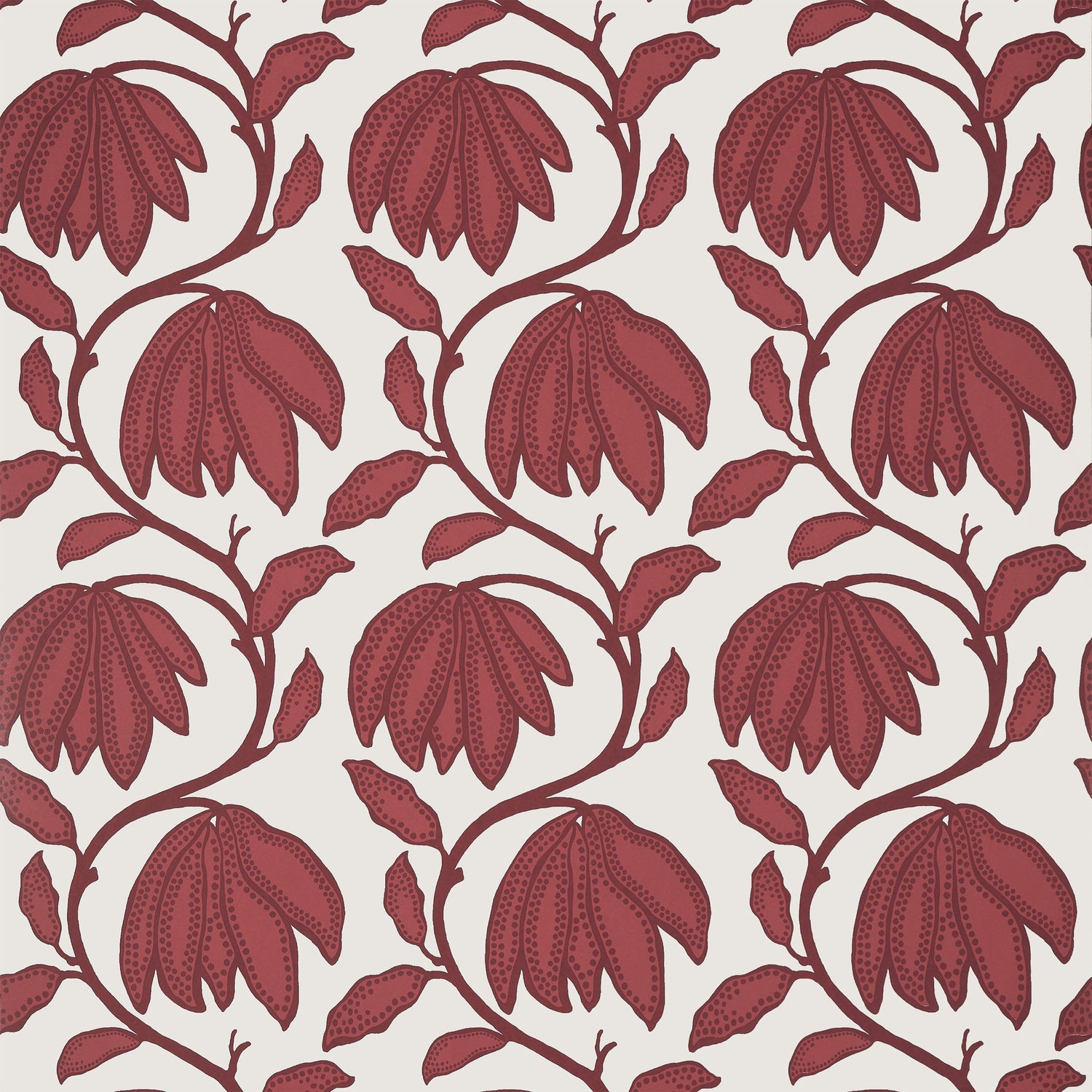 Desert Flower fabric in sunbaked color - pattern number T12010 - by Thibaut in the Vista collection