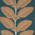 Lacinato wallpaper in ochre and mineral color - pattern number T12037 - by Thibaut in the Vista collection