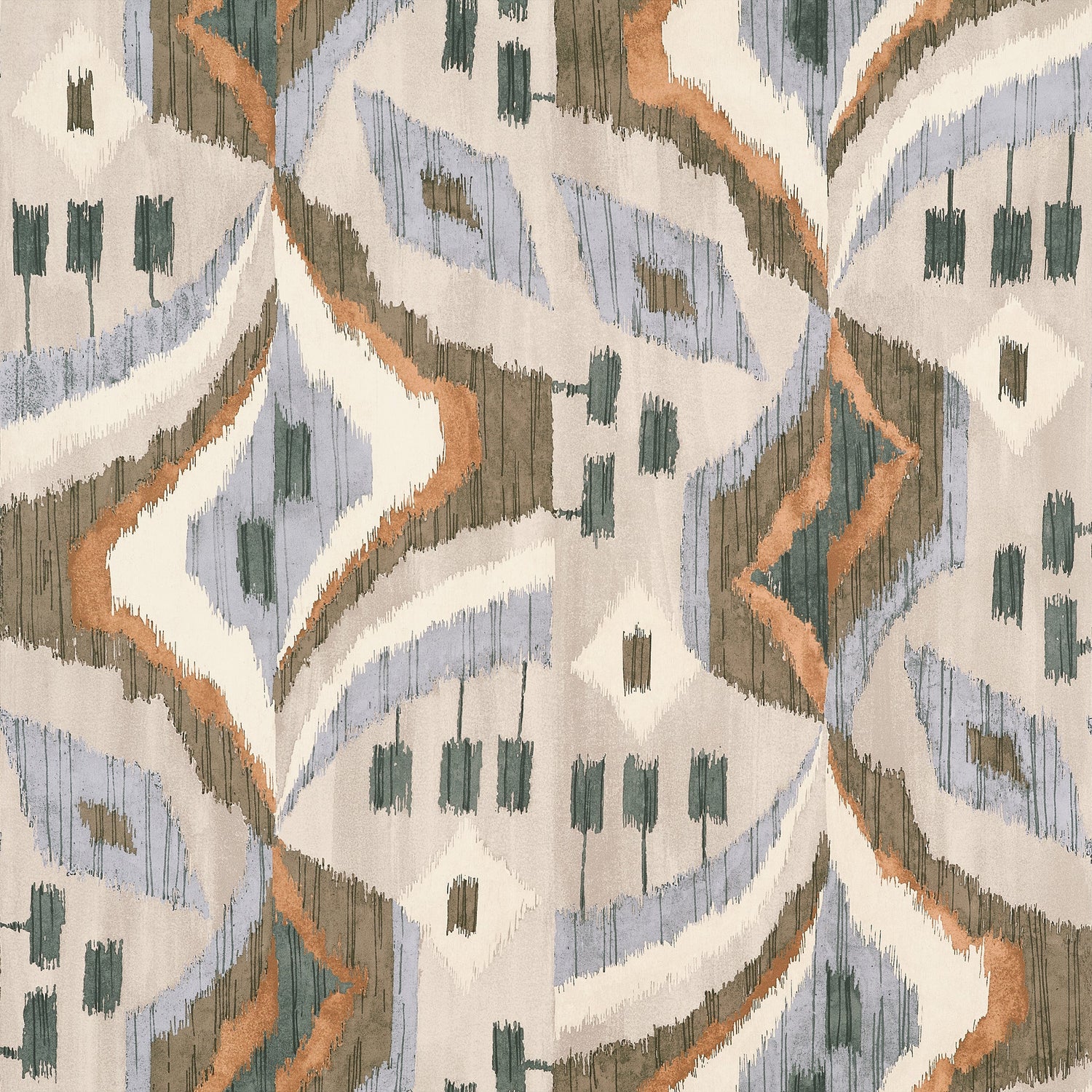 Artesian wallpaper in birch color - pattern number T12057 - by Thibaut in the Vista collection