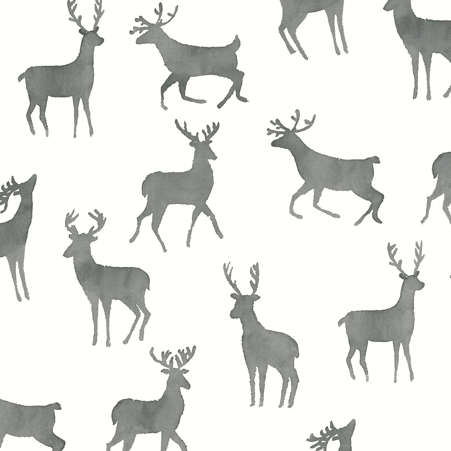 Bucks fabric in basalt black color - pattern number T12061 - by Thibaut in the Vista collection