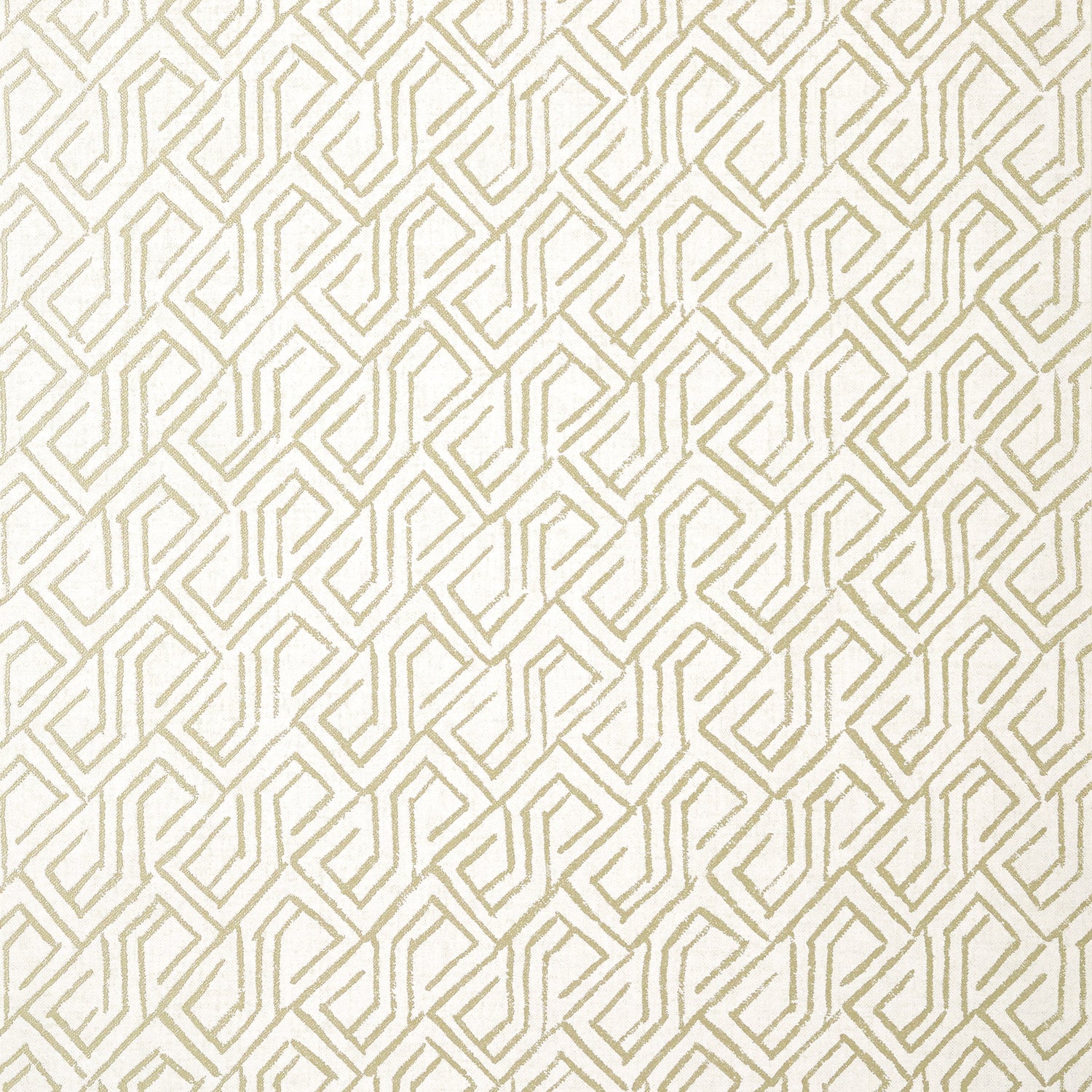 Tortona wallpaper in metallic gold on cream color - pattern number T12839 - by Thibaut in the Modern Resource Volume 3 collection