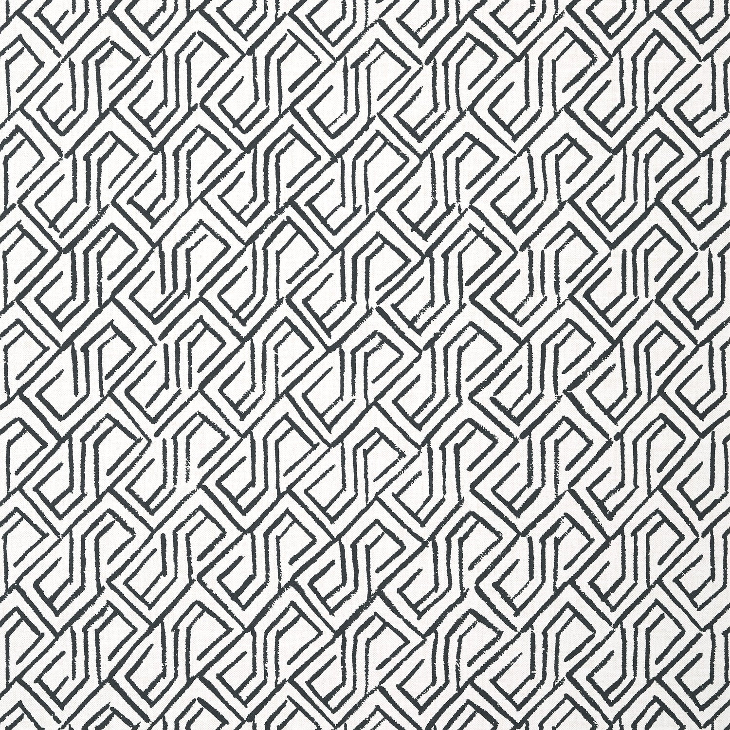 Tortona wallpaper in black and white color - pattern number T12842 - by Thibaut in the Modern Resource Volume 3 collection