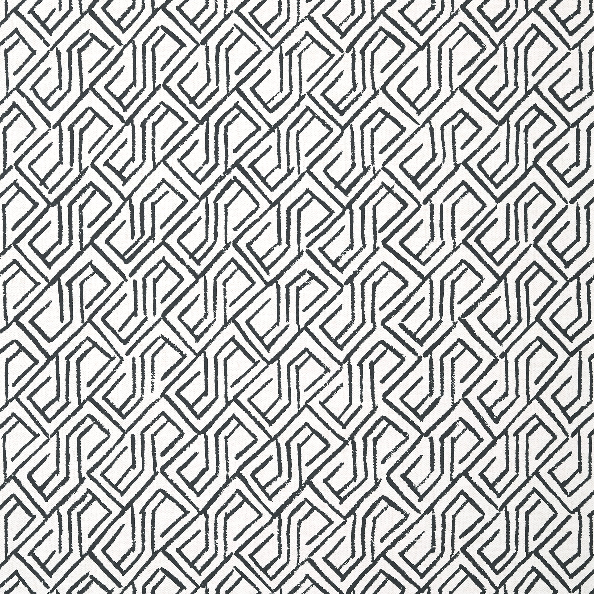 Tortona wallpaper in black and white color - pattern number T12842 - by Thibaut in the Modern Resource Volume 3 collection