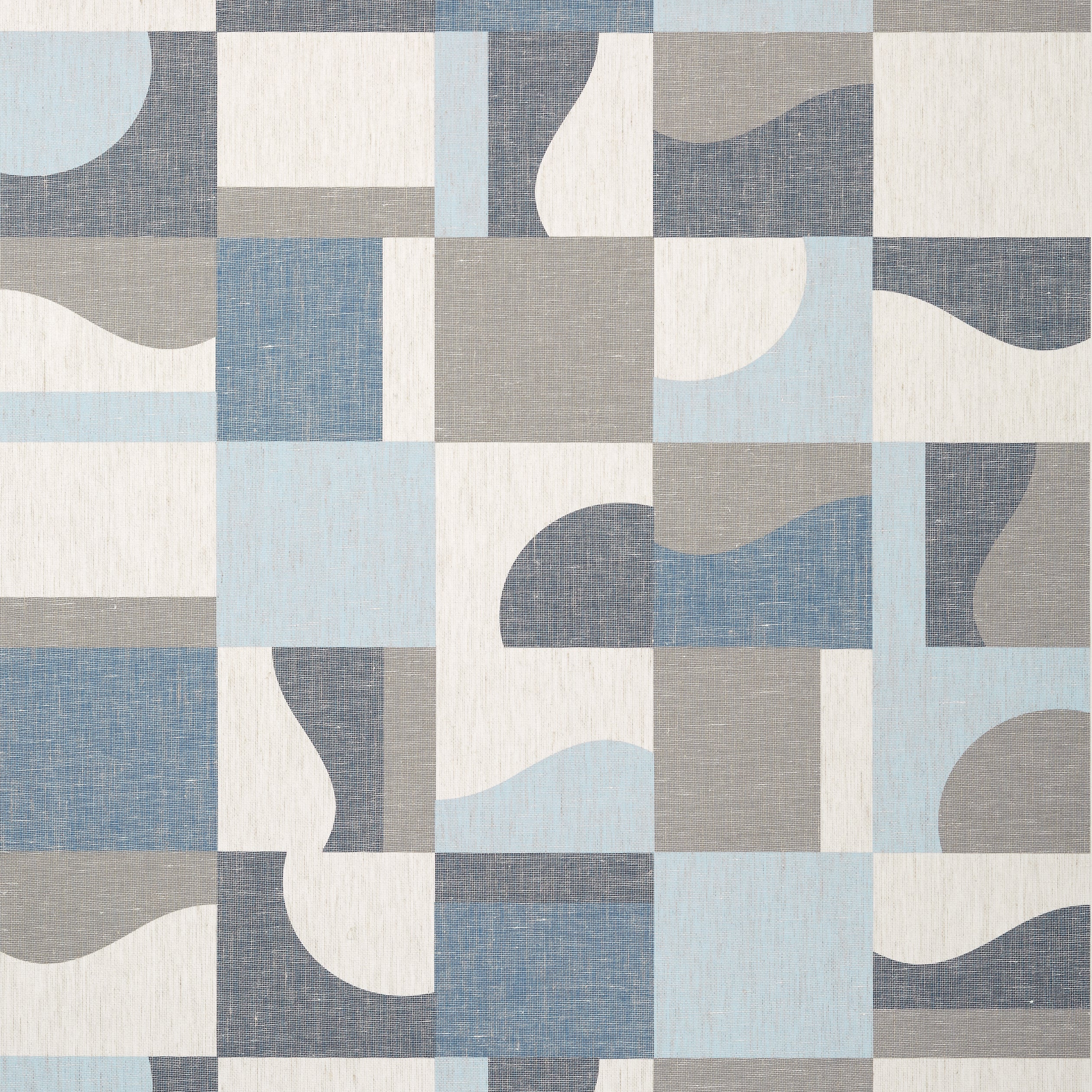 Colored Blocks wallpaper in blue color - pattern number T12859 - by Thibaut in the Modern Resource Volume 3 collection