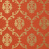 Bastille wallpaper in coral color - pattern number T13037 - by Thibaut in the Monterey by Thibaut collection