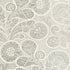 Troubadour wallpaper in metallic silver on cream color - pattern number T13067 - by Thibaut in the Monterey by Thibaut collection