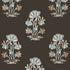 Lily Flower wallpaper in black color - pattern number T13200 - by Thibaut in the Mesa collection