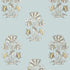 Lily Flower wallpaper in spa blue color - pattern number T13201 - by Thibaut in the Mesa collection